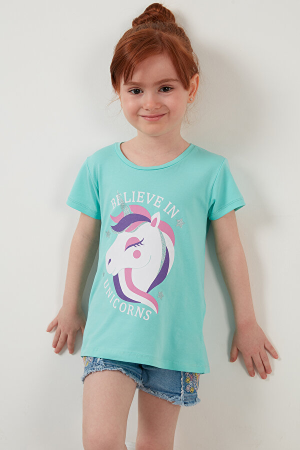 Lela Kız Çocuk T Shirt 6211036 MİNT