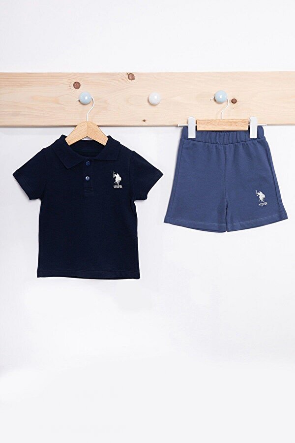 U.S. Polo Assn. U.S. Polo Assn Erkek Bebek Yakalı Kısa Kollu Takım