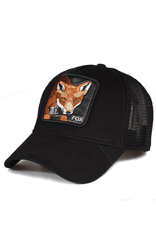 TEET Hayvan Figürlü Animal Farm Şapka Tilki Kızıl Fox Resimli