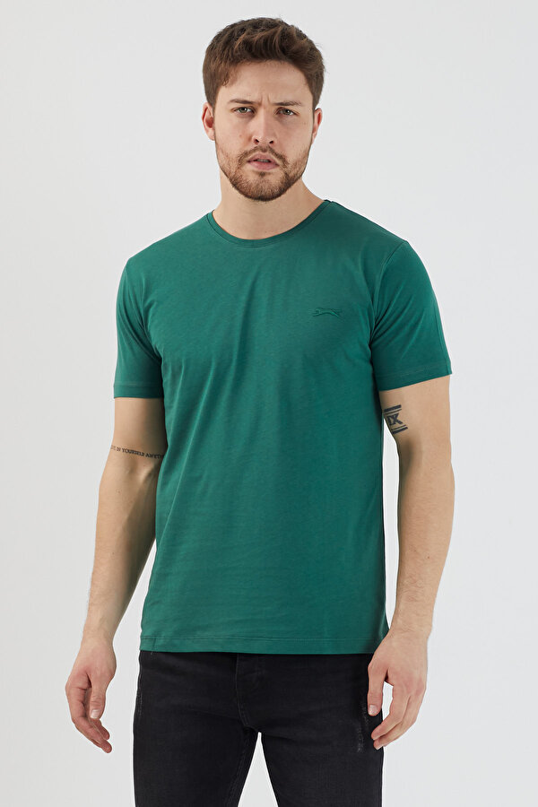 Slazenger SANDER I Erkek T-Shirt K.Yeşil