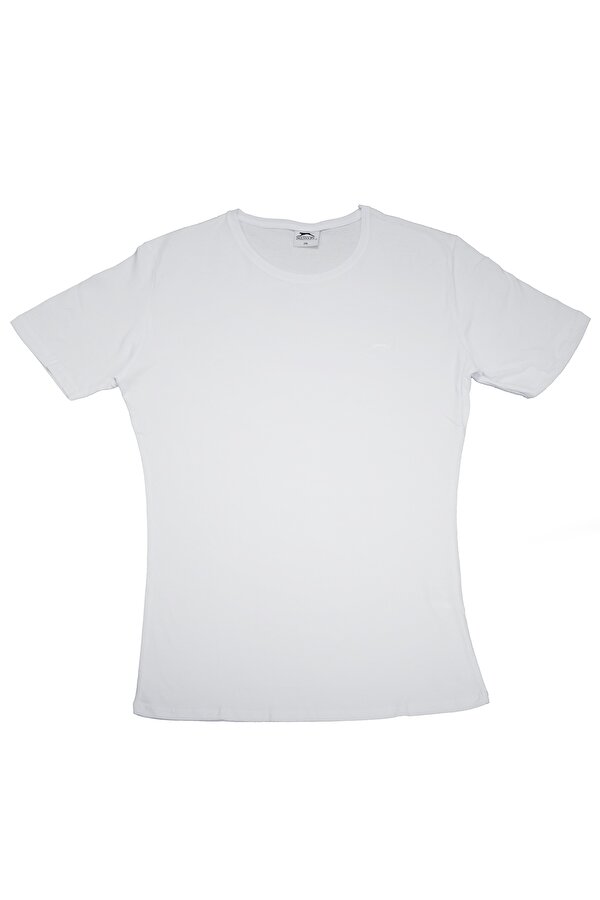 Slazenger SANDER Büyük Beden Erkek T-Shirt Beyaz