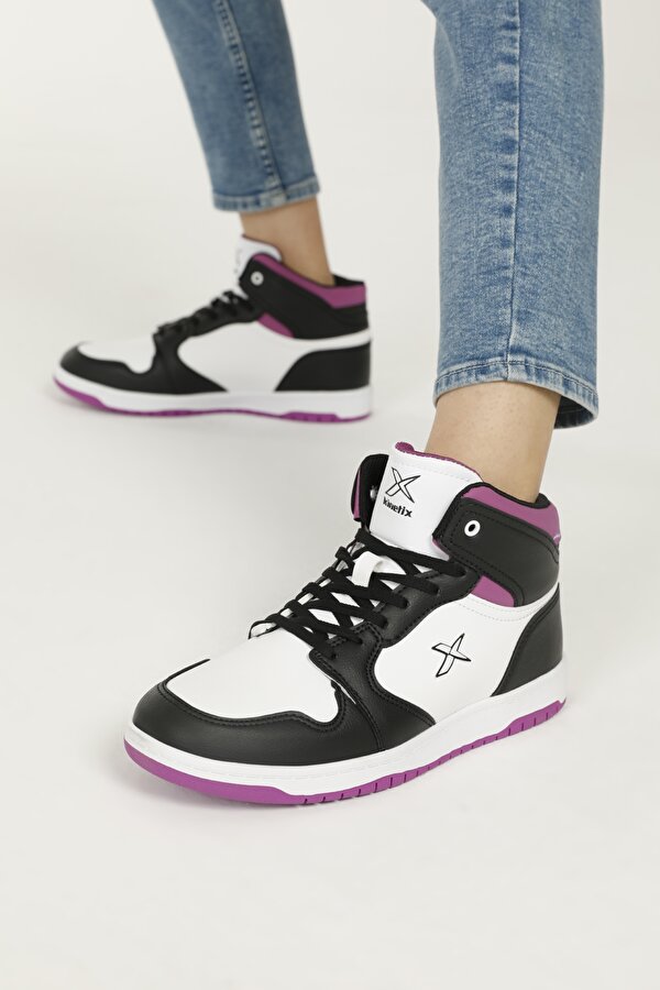 Kinetix Jones Pu Hi W 2Fx White Woman Sneaker Hi