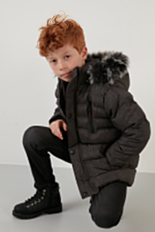 Lela Erkek Çocuk Mont 5760024 GRİ