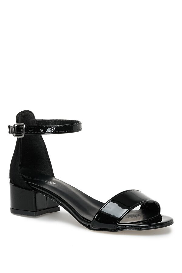 Butigo 21S-701 2FX Siyah Kadın Topuklu Sandalet
