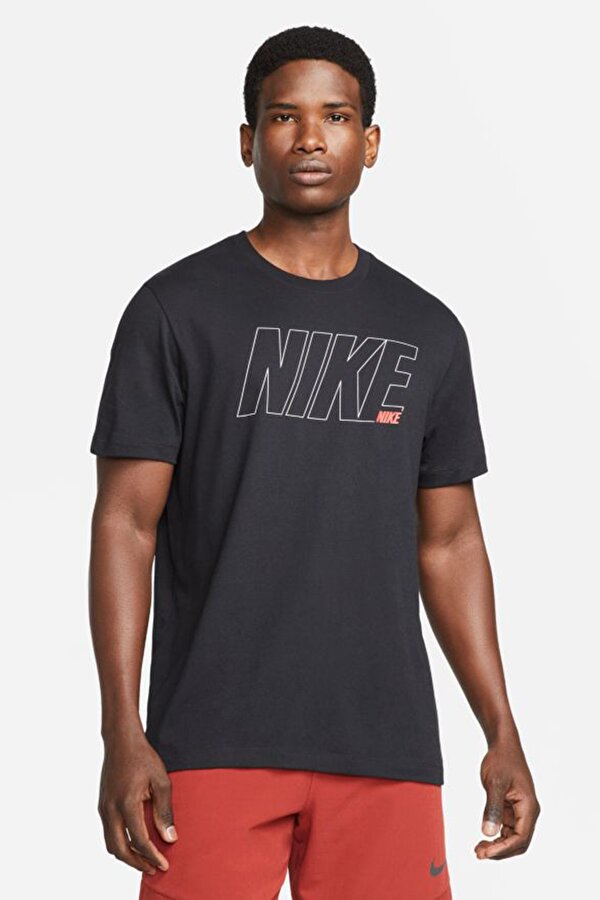 Nike M NK DF TEE 6/1 GFX Siyah Erkek Kısa Kol T-Shirt