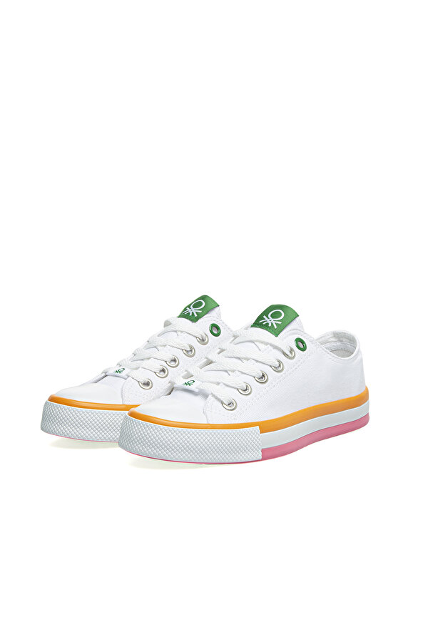 Benetton ® | BN-30175 -3394 Beyaz Turuncu - Çocuk Spor Ayakkabı Benetton ® | BN-30175 -3394 Beyaz Turuncu - Çocuk Spor Ayakkabı