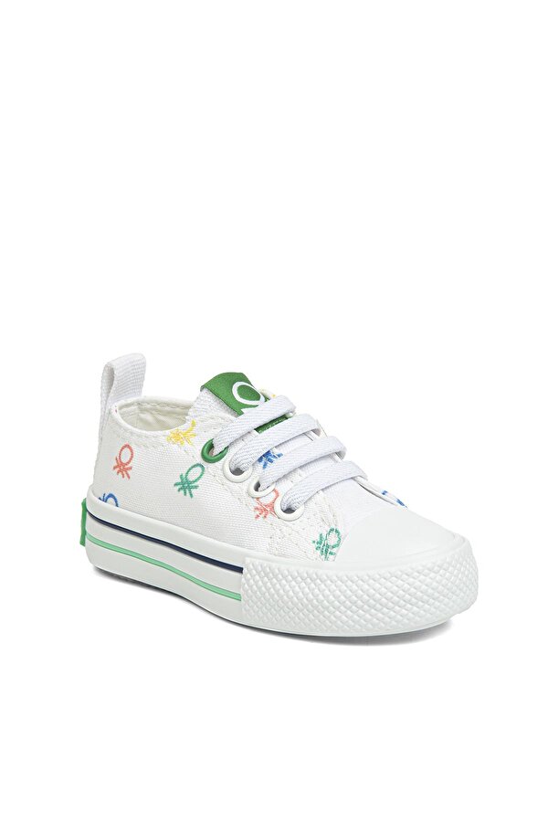 Benetton ® | BN-30661 - 3394 Beyaz - Çocuk Spor Ayakkabı