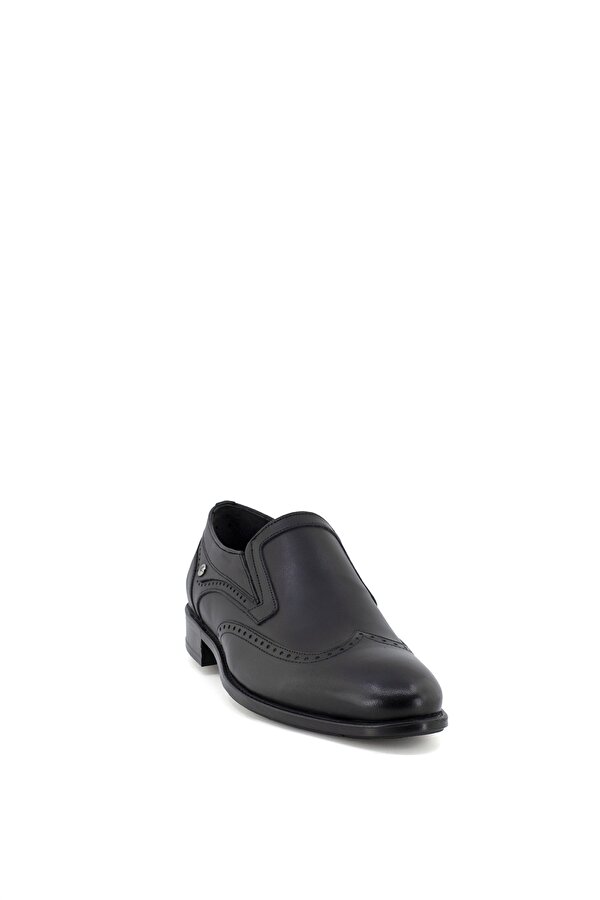 Ayakkabı Fuarı Elit KcmNz012C Erkek Hakiki Deri Klasik Ayakkabı Siyah