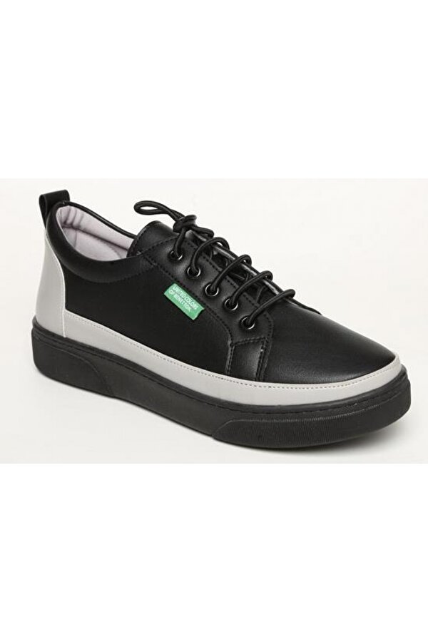 Benetton ® | BN-30366 - 3441 Siyah - Kadın Günlük Ayakkabı