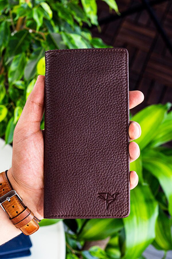 Garbalia Rome Hakiki Deri Cep Telefonu Bölmeli Unisex Cüzdan Kahverengi Garbalia Rome Hakiki Deri Cep Telefonu Bölmeli Unisex Cüzdan Kahverengi