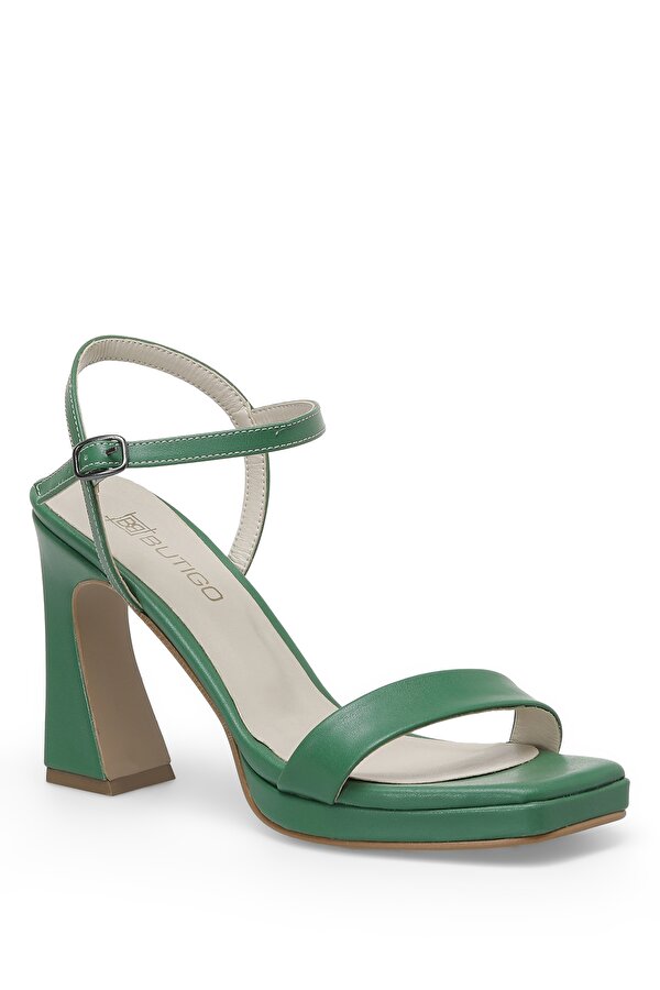 Butigo MRESS 2FX Yeşil Kadın Topuklu Sandalet