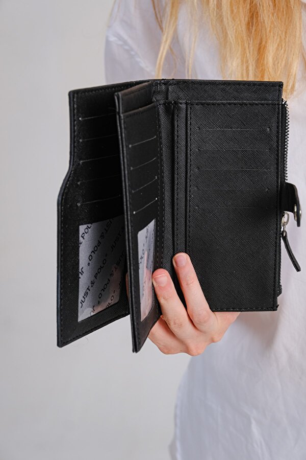 Just Polo Kadın Ayarlanabilir Askılı 6 Bölmeli Mini Çanta Ve Cüzdan Kombini PBU4023-1001