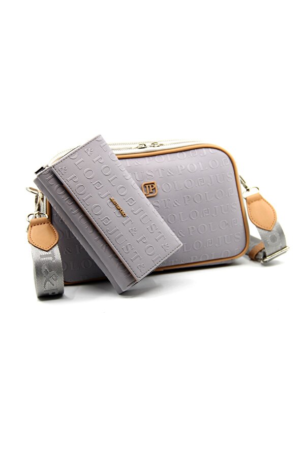 Just Polo Kadın Ayarlanabilir Askılı 6 Bölmeli Mini Çanta Ve Cüzdan Kombini PBU4023-1003