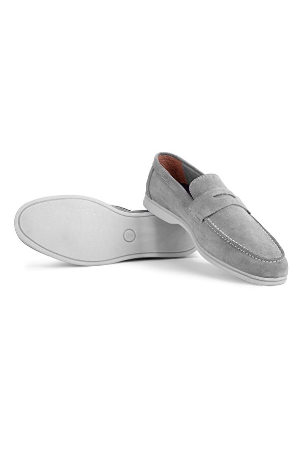 Ducavelli Ante Süet Hakiki Deri Erkek Günlük Ayakkabı Loafer Ayakkabı