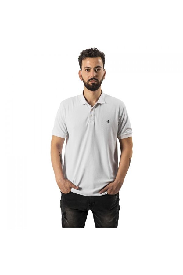 FreeCamp Breeze Erkek Polo T-Shirt Beyaz 105394