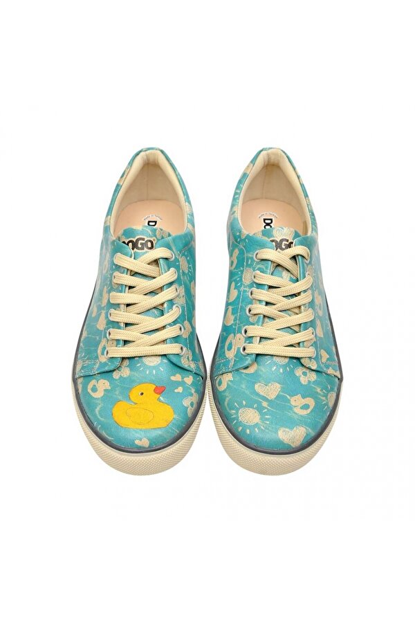 Dogo Kadın Vegan Deri Turkuaz Sneakers - Stay Child Tasarım Tasarım Baskılı Vegan Ürün Dogo Kadın Vegan Deri Turkuaz Sneakers - Stay Child Tasarım Tasarım Baskılı Vegan Ürün