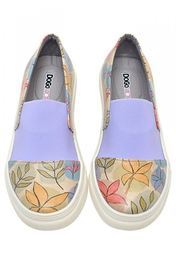 Dogo Kadın Vegan Deri Mor Slip On Sneakers - Old Tasarım Tasarım Baskılı Vegan Ürün Dogo Kadın Vegan Deri Mor Slip On Sneakers - Old Tasarım Tasarım Baskılı Vegan Ürün