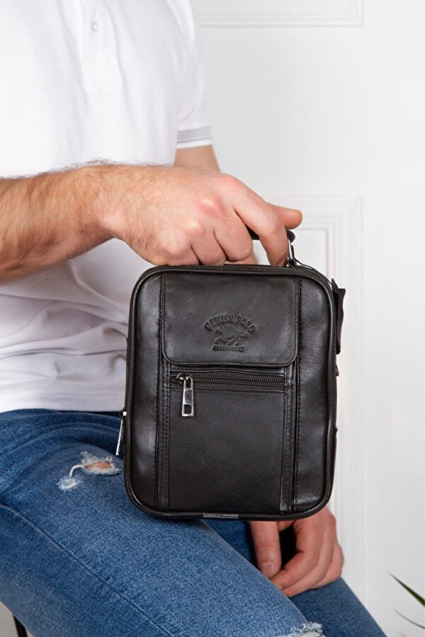 Adelina Bags %100 Hakiki Deri Çelik Kasalı El Ve Omuz Çantası Çapraz Askılı Telefon Bölmeli