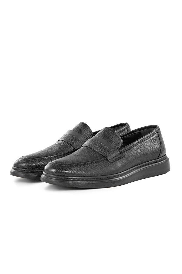 Ducavelli Frio Hakiki Deri Erkek Günlük Klasik Ayakkabı, Loafer Klasik Ayakkabı