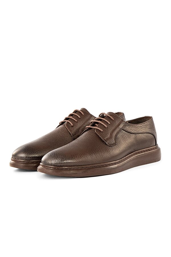 Ducavelli Enkel Hakiki Deri Erkek Günlük Klasik Ayakkabı, Hakiki Deri Klasik Ayakkabı, Derby Klasik