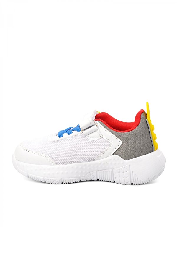 Cool Roma-P Beyaz Cırtlı Çocuk Spor Ayakkabı