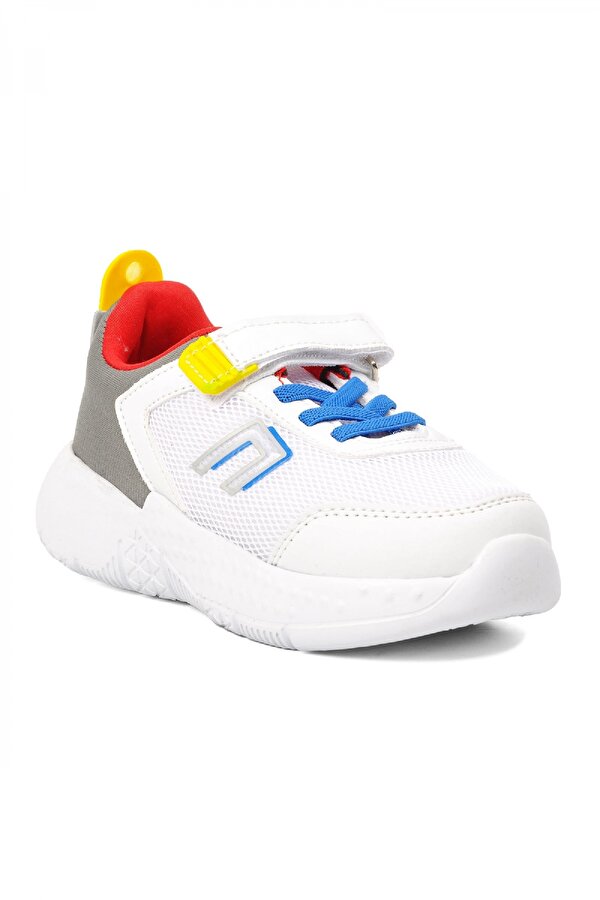 Cool Roma-P Beyaz Cırtlı Çocuk Spor Ayakkabı PP6648