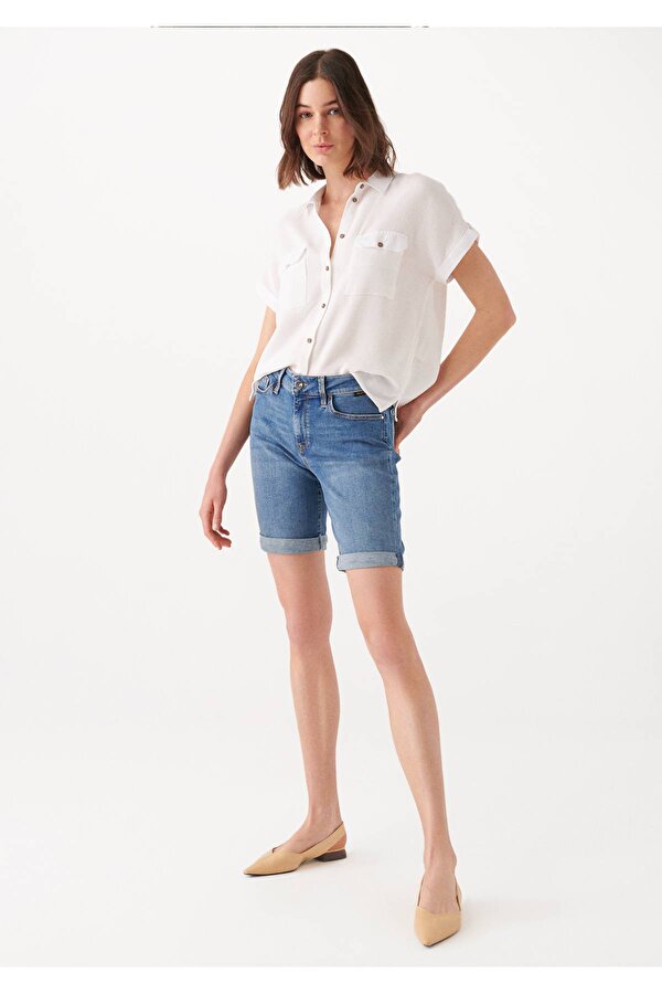Mavi Alexis Gold Vintage Jean Şort