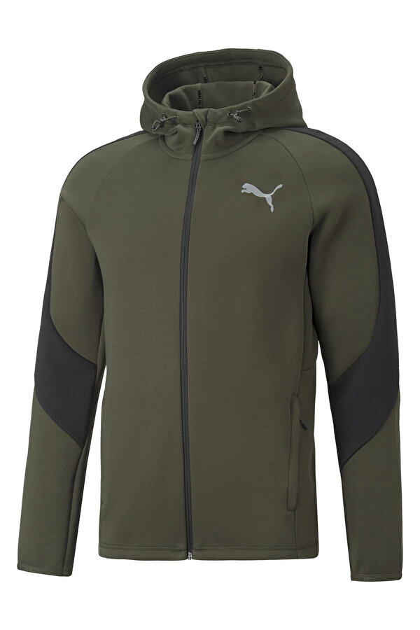 Puma Evostripe Full-Zip Hoodie Хаки 003 Мужчина Джемпер