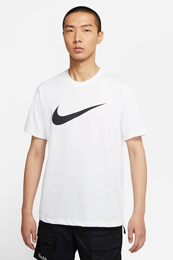 Nike SPORTSWEAR SWOOSH Beyaz Erkek Kısa Kol T-Shirt