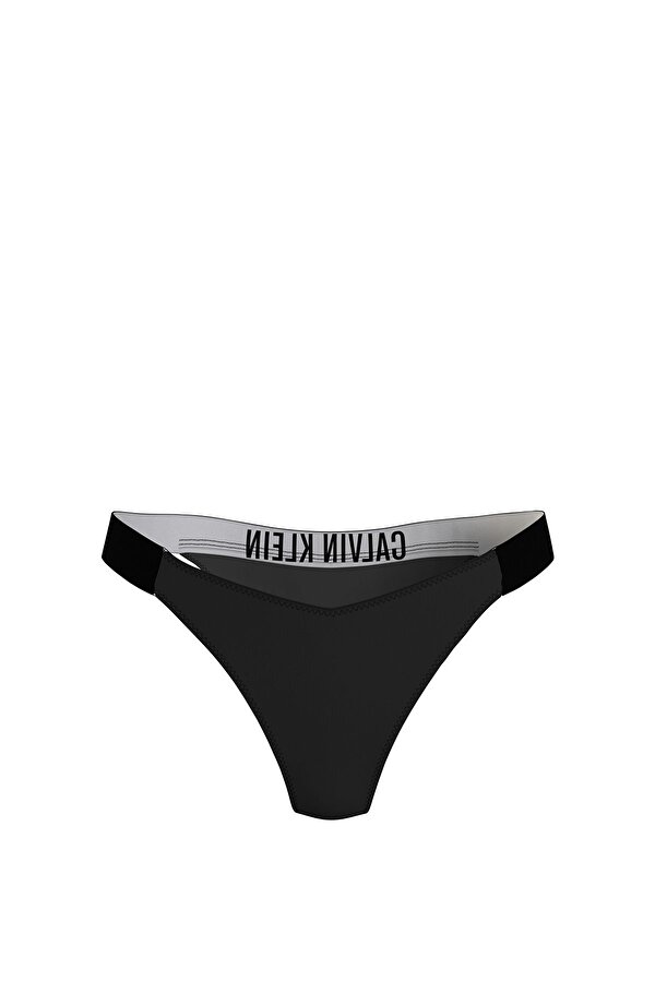 Calvin Klein Pvh Black Kadın Logo Detaylı Elastik Bel Bantlı Kadın Bikini Altı KW0KW01726