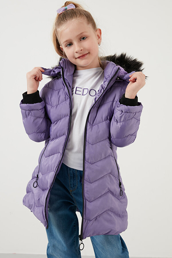 Lela Kız Çocuk Mont 5766041 LİLA