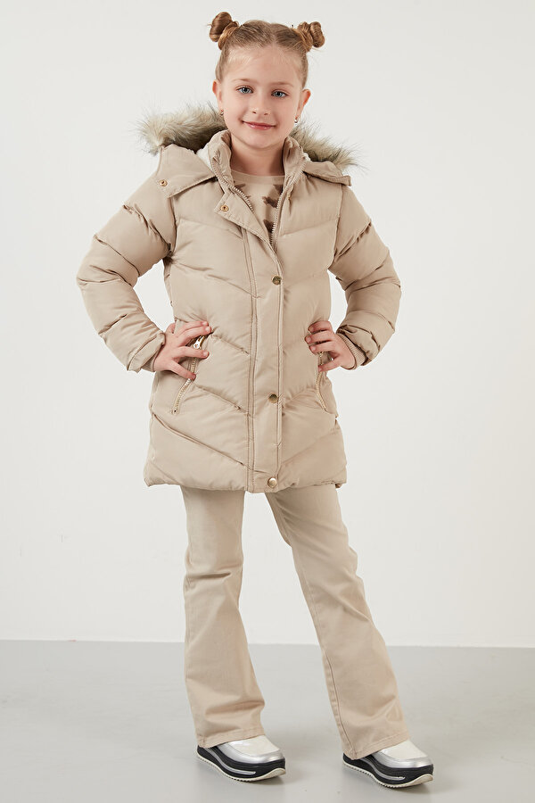 Lela Kız Çocuk Mont 6035018 TAŞ