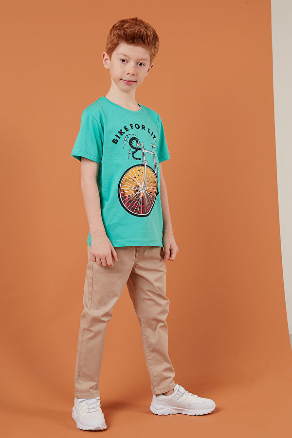 Lela Erkek Çocuk T Shirt 5923416 YEŞİL