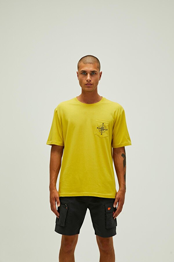 BADBEAR Bad Bear 22.01.07.045-C119 Compas Erkek T-Shirt BADBEAR Bad Bear 22.01.07.045-C119 Compas Erkek T-Shirt