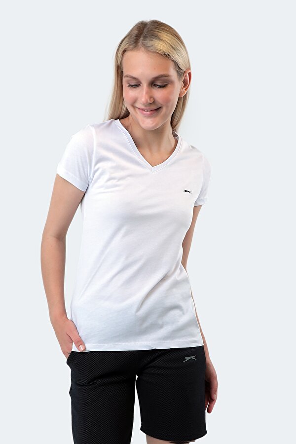 Slazenger REBELL I Kadın T-Shirt Beyaz
