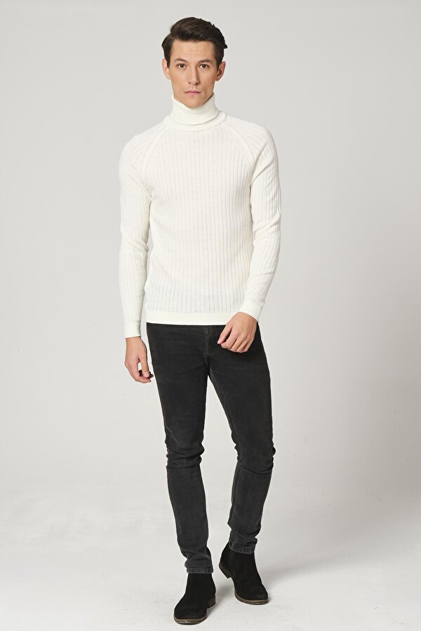 Alexander Gardi ALEXANDERGARDI FİTİLLİ TRİKO BALIKÇI YAKA KAZAK (E20-18059)