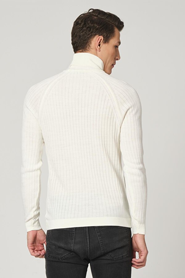 Alexander Gardi ALEXANDERGARDI FİTİLLİ TRİKO BALIKÇI YAKA KAZAK (E20-18059)