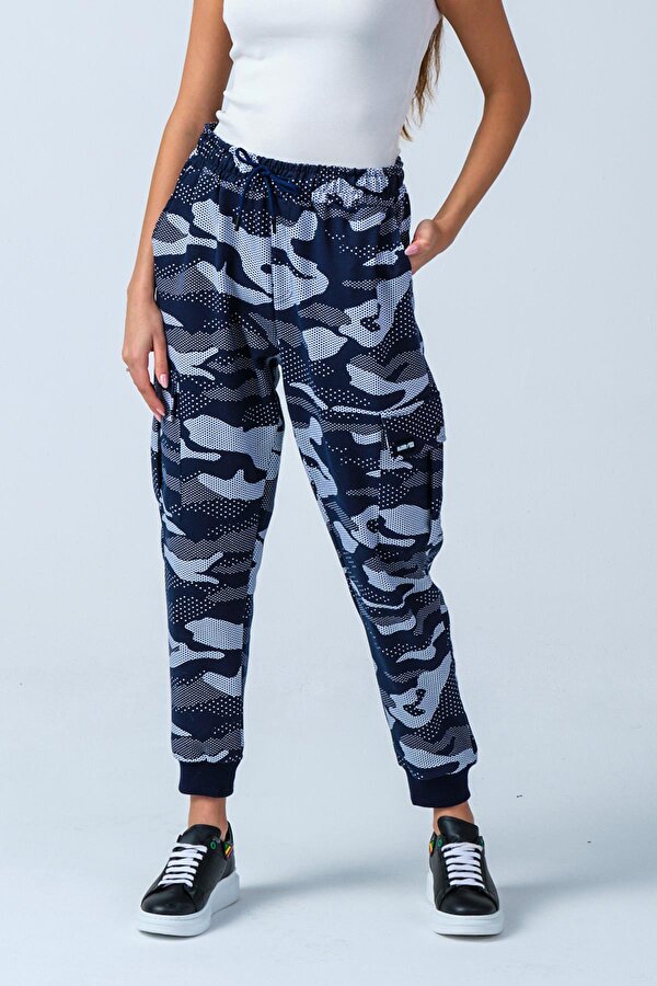 Alexander Gardi ALEXANDERGARDI KAMUFLAJ DESENLİ CEPLİ EŞOFMAN ALTI (E21-72102)