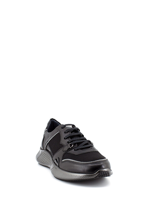 Ayakkabı Fuarı Elit E2705 Erkek Hakiki Deri Günlük Ayakkabı Siyah
