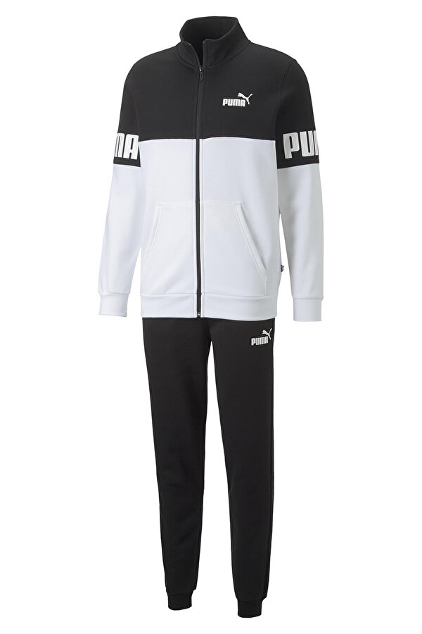 Puma Power Colorblock Sui Черный Мужчина Спортивный Костюм
