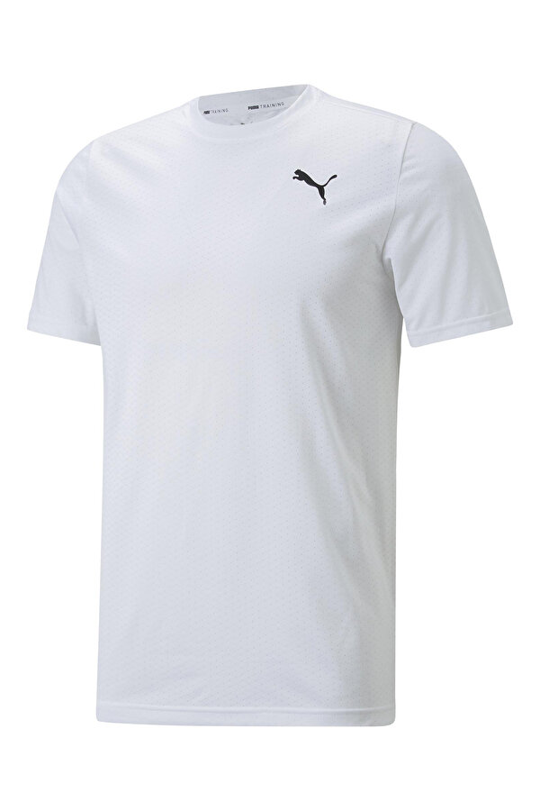Puma TRAIN FAV BLASTER TEE Pum Beyaz Erkek Kısa Kol T-Shirt