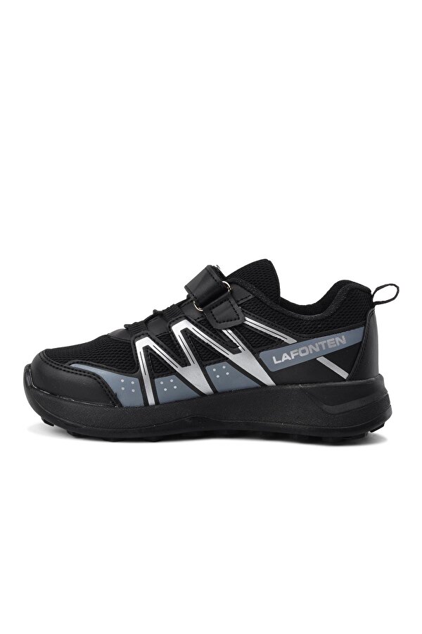 Lafonten 710 Siyah-Füme Cırt Cırtlı Çocuk Spor Ayakkabı