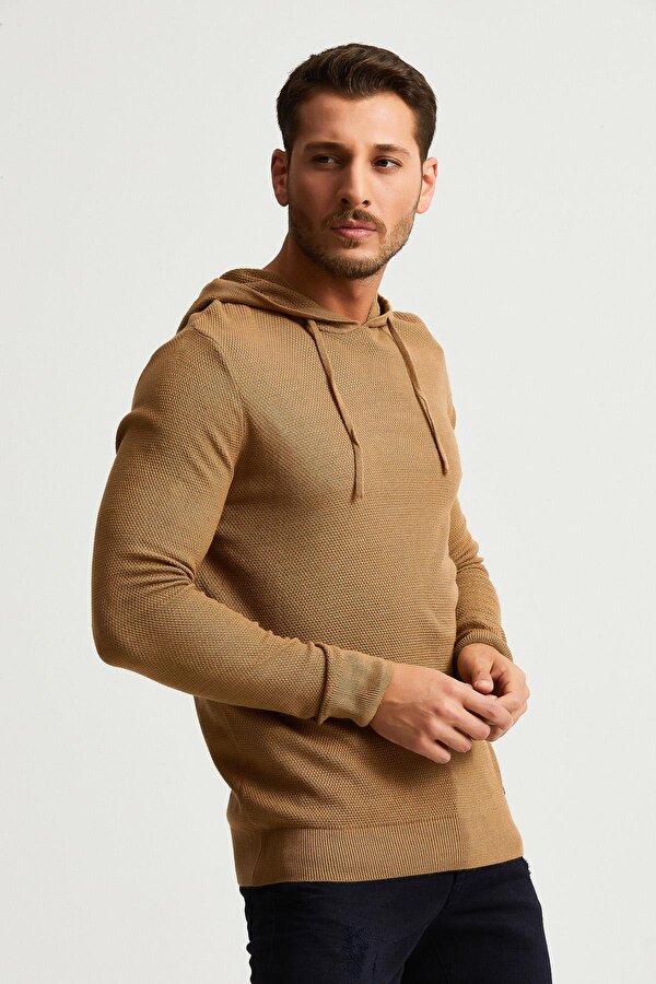 Alexander Gardi ALEXANDERGARDI KAPÜŞONLU İNCE KAZAK (E22-5713)