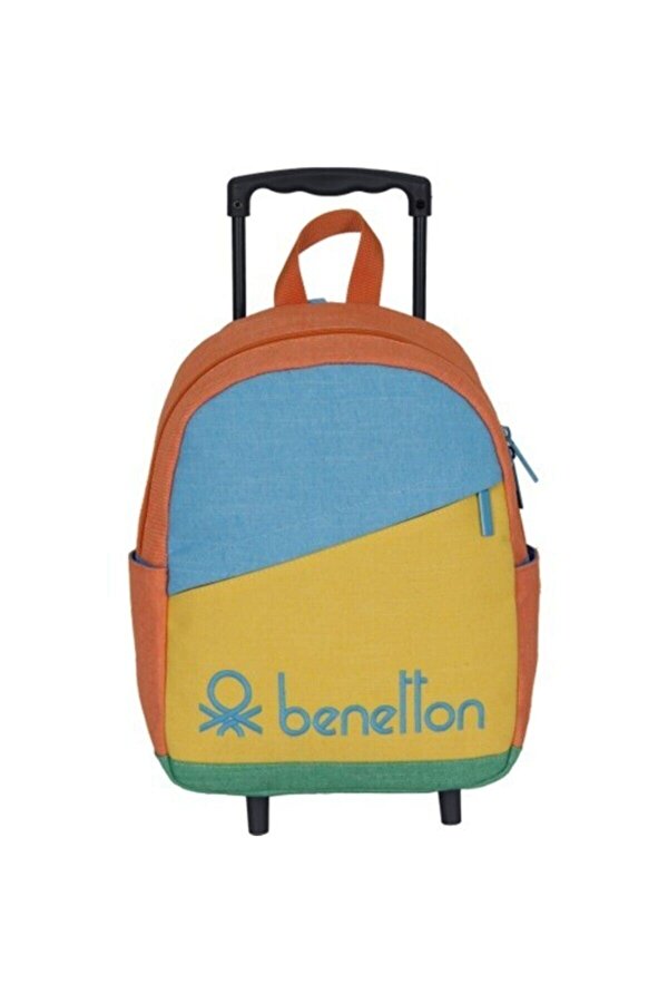 United Colors of Benetton BENETTON Çekçekli Kanvas Anaokulu Çantası