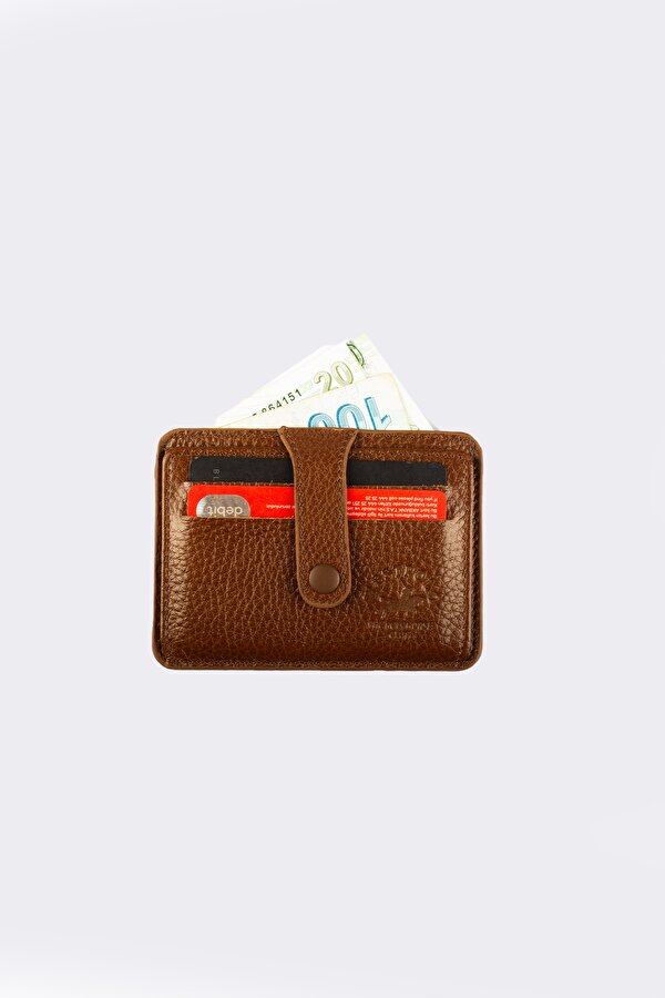 WEST POLO CÜZDAN WEST POLO 115 HAKİKİ DERİ  KARTLIK CÜZDAN TABA