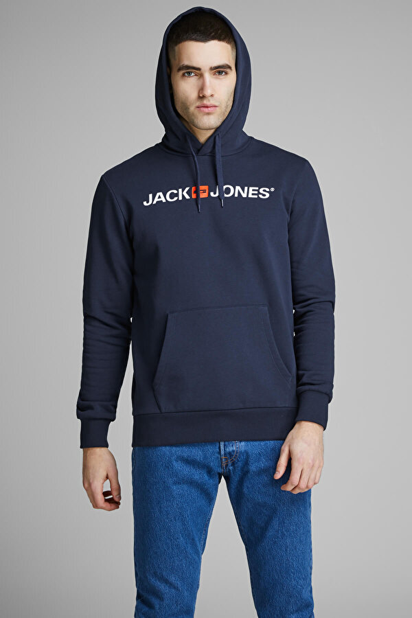 Jack & Jones JJECORP OLD LOGO SWEAT Mavi Erkek Sweatshirt