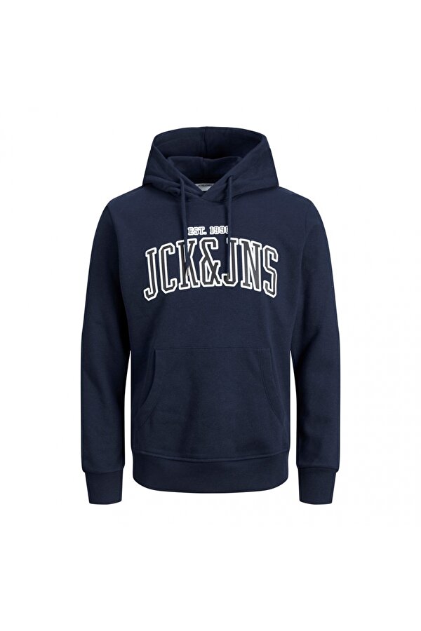 Jack & Jones Jack&Jones Kapüşonlu Lacivert Erkek Sweatshirt 12211457