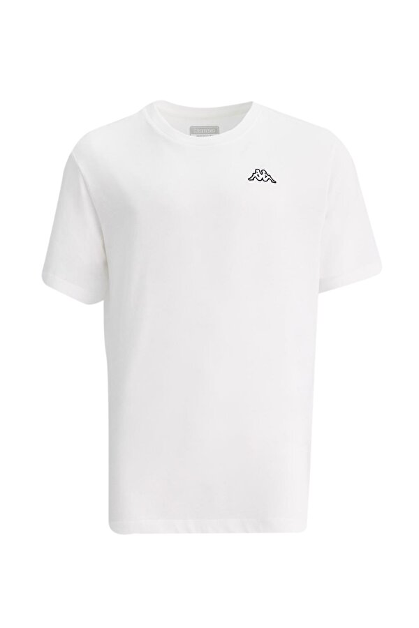 Kappa LOGO CAFERS TK Beyaz Erkek Kısa Kol T-Shirt