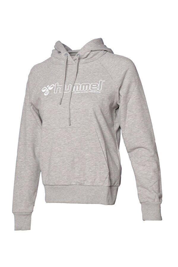 Hummel hmlT-NONI 2.0 HOODIE GRI MELANJ Kadın Sweatshirt