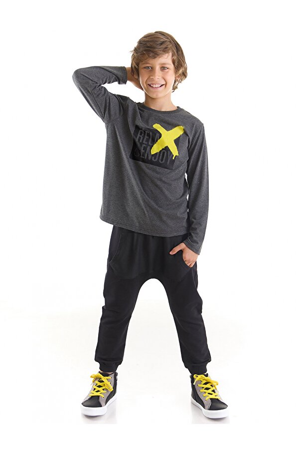 Mushi Relax & Enjoy Erkek Çocuk T-shirt Pantolon Takım